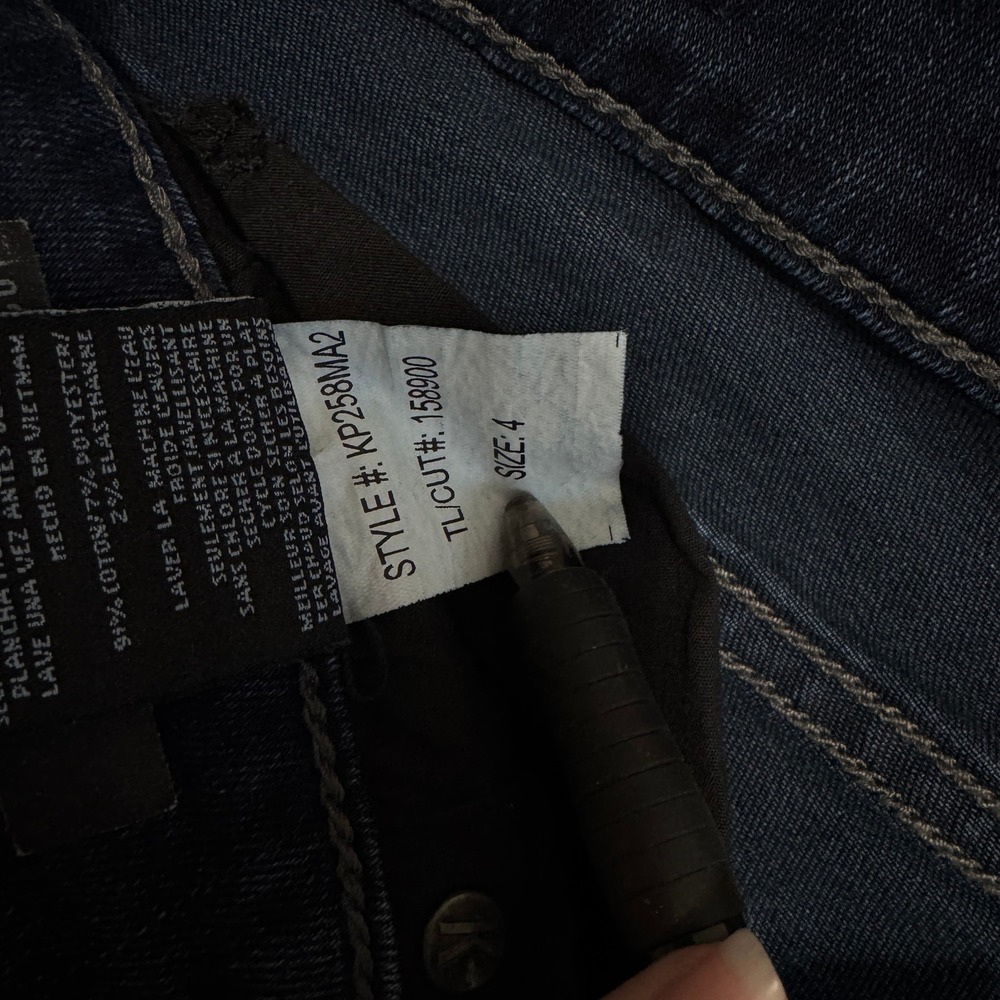 KUT Jeans Womens Size 4 Dark Wash Natalie High Rise Bootcut Stretch Denim - Picture 10 of 13